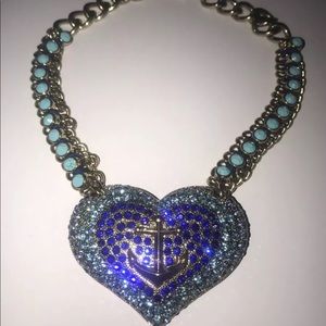 $95 Betsey Johnson Anchor Away Statement Necklace